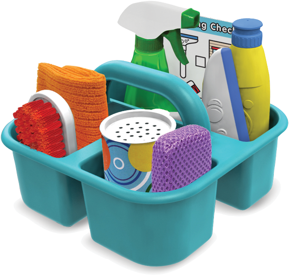 Spray,squirt & Squeegee Play Set - Hand Caddy In Housekeeping (650x650), Png Download