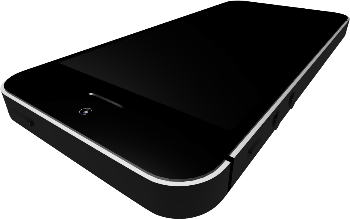 Apple Iphone 5s 3d Model Low-poly Max Obj Mtl Tga 1 - Smartphone (1920x1080), Png Download