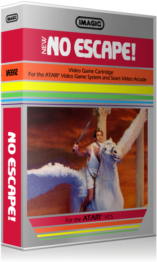 No Escape Atari 2600 Game Cover To Fit A Ugc Style - Multimedia Software (800x900), Png Download