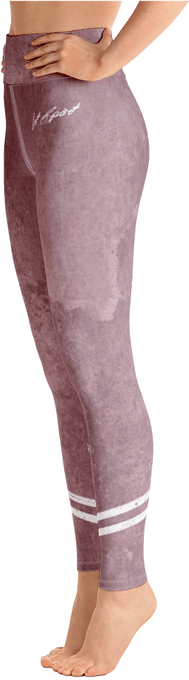Dusky Pink Print Dancewear Leggings - Yoga Pants (1000x1000), Png Download