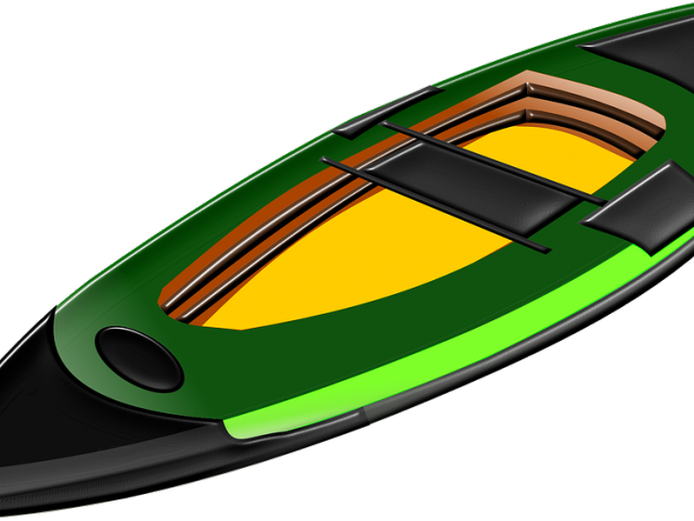 Raft Clipart Transparent - Kayaking Clipart Transparent Background (640x480), Png Download