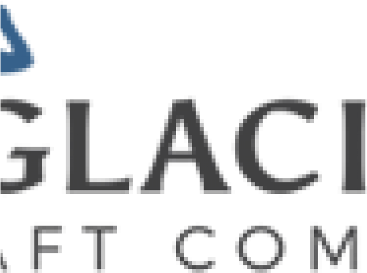 Glacier Raft Company - Black-and-white (720x720), Png Download