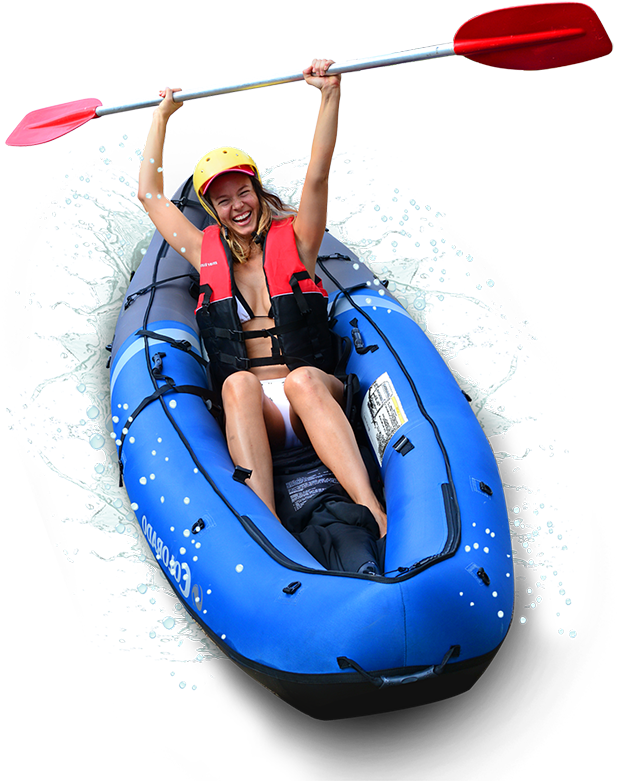 Experience The Thrill Of Wild White Water Rafting In - Inflatable Boat (617x787), Png Download