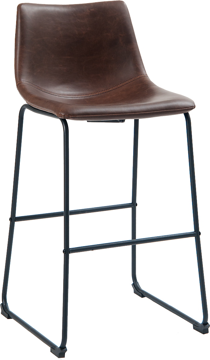 Restaurant Furniture Vintage Brown Vinyl Metal Barstool - Tan Bar Stool (821x1300), Png Download