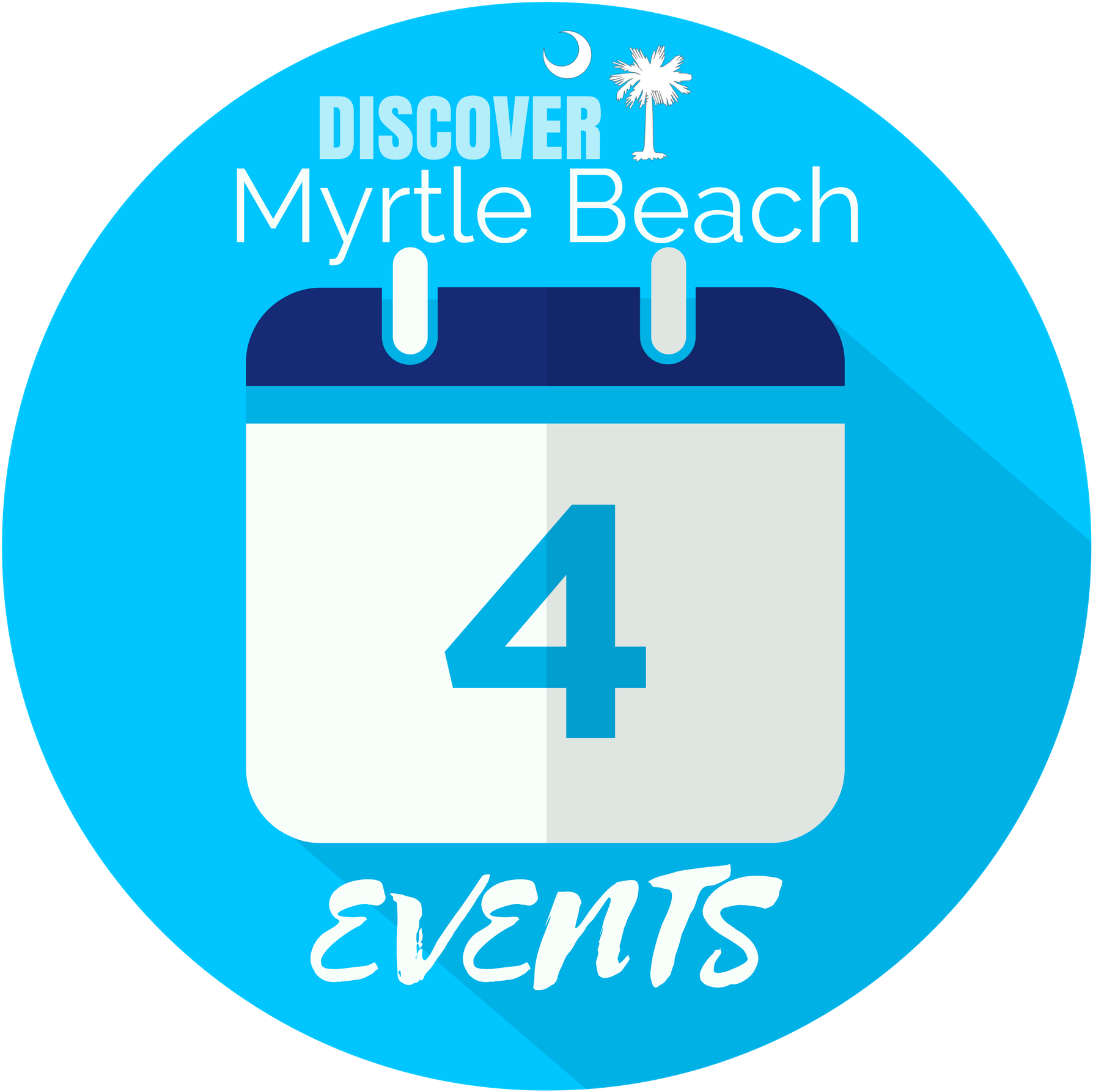 Discover Myrtle Beach Logo - South Carolina (1800x1800), Png Download