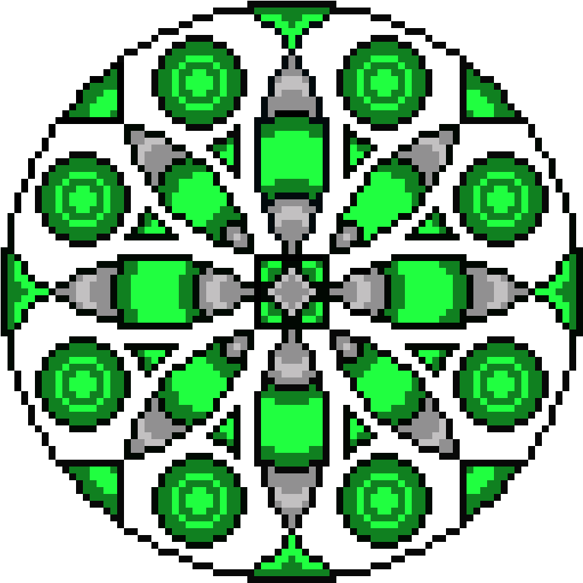 Stained Glass - Circle (970x870), Png Download