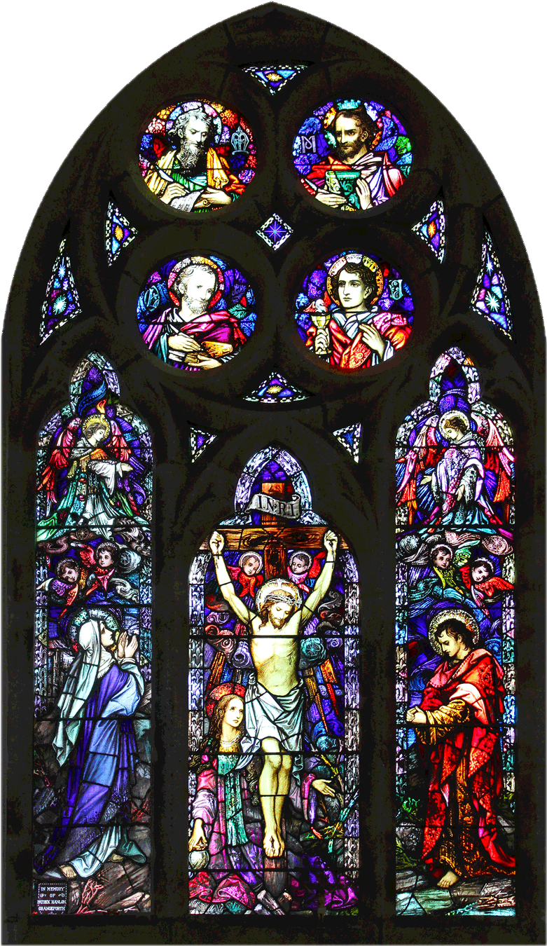 Stained Glass (788x1450), Png Download