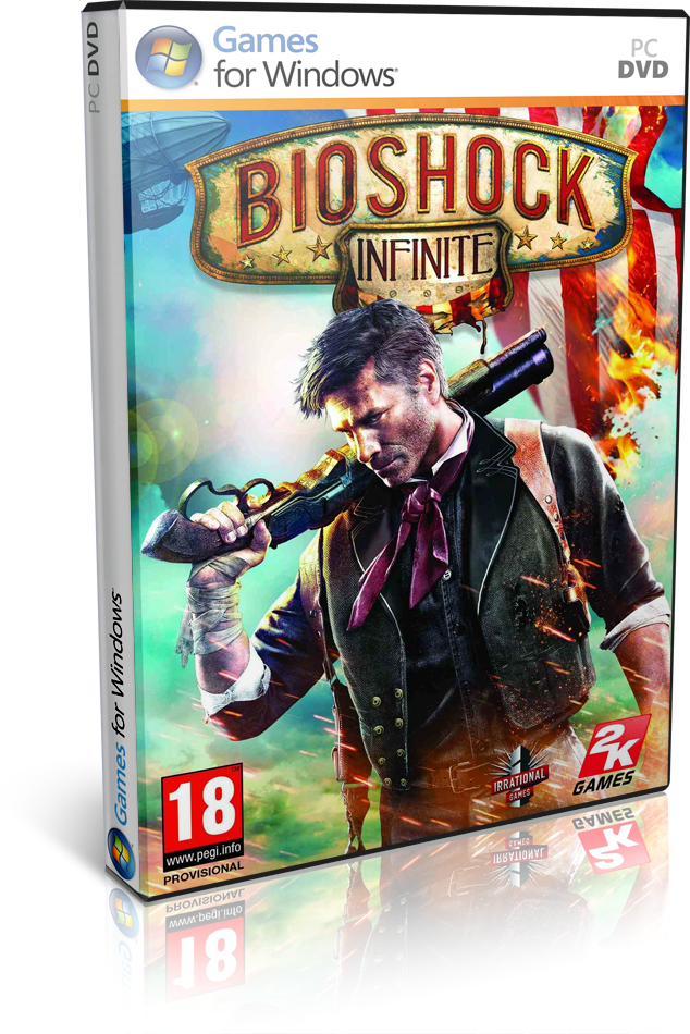 Bioshock Infinite Multilenguaje (pc-game) - Pc Game Bioshock (634x950), Png Download