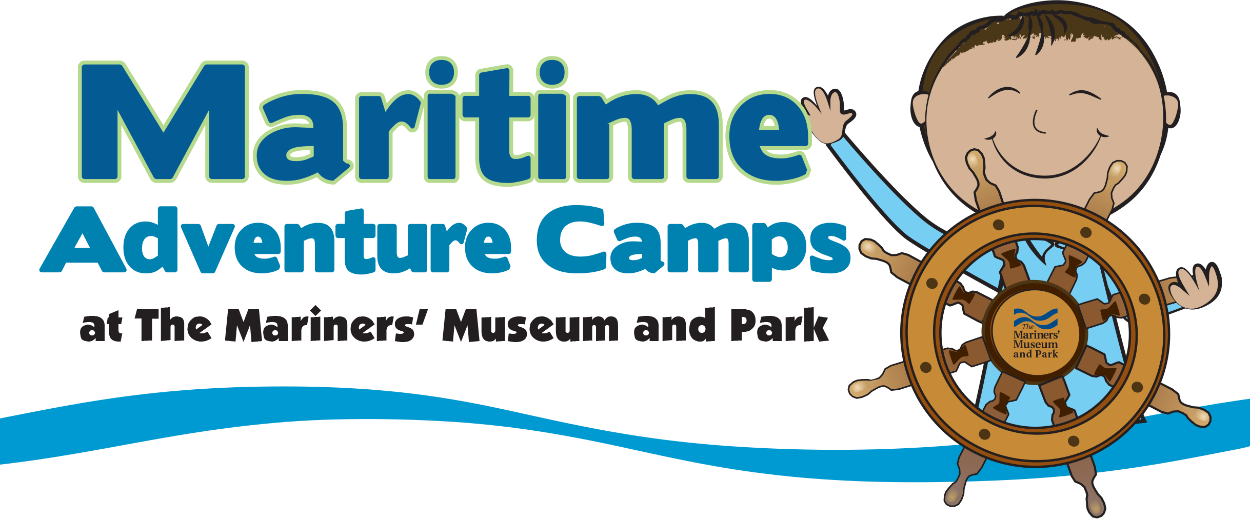 Maritime Adventure Camps Logo - Coloring Pages (2437x1012), Png Download