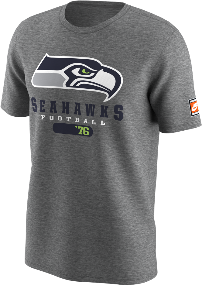 Nike Retro 97 Men's T-shirt Size - Seattle Seahawks (1000x1000), Png Download