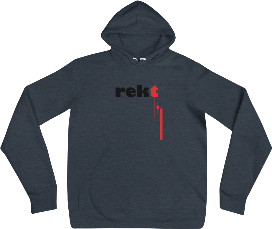 Rekt Unisex Hoodie - Sweatshirt (1000x1000), Png Download