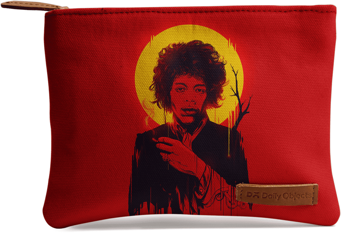 Dailyobjects Jimi Hendrix Red Regular Stash Pouch Buy - Coin Purse (1319x900), Png Download