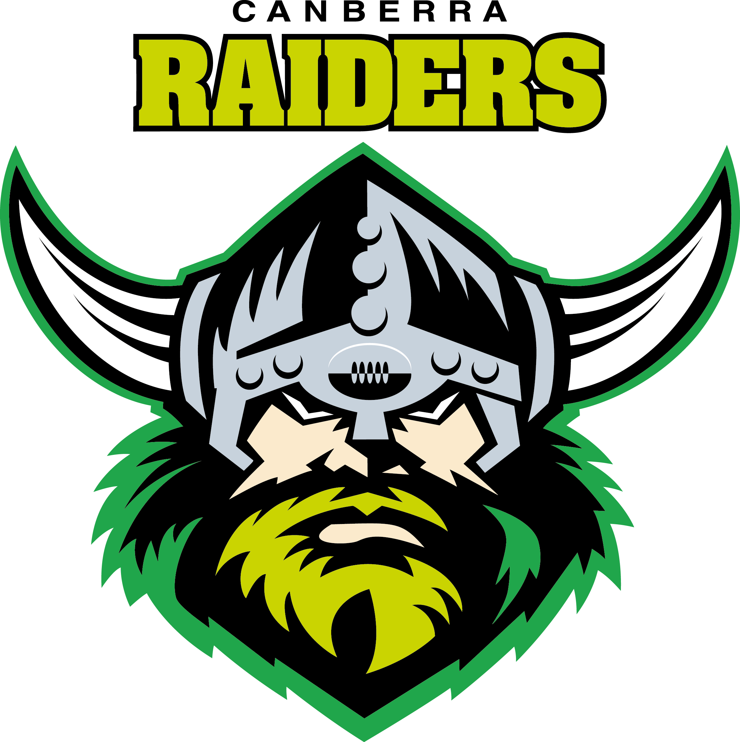2362 In Raiders - Canberra Raiders Logo (2355x2362), Png Download