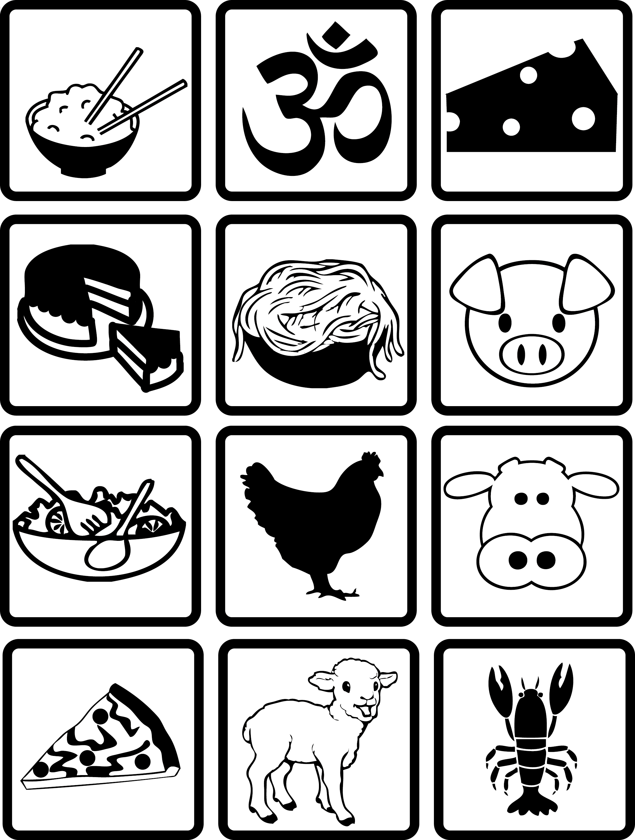 Food Icons - Symbol (2220x2937), Png Download