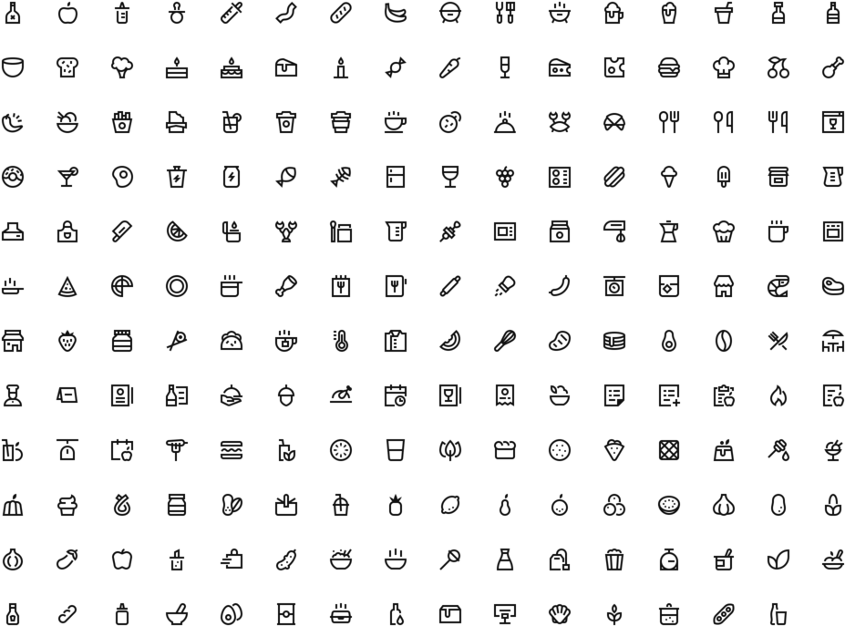 Food Icons 24px - Word Roundup (960x720), Png Download