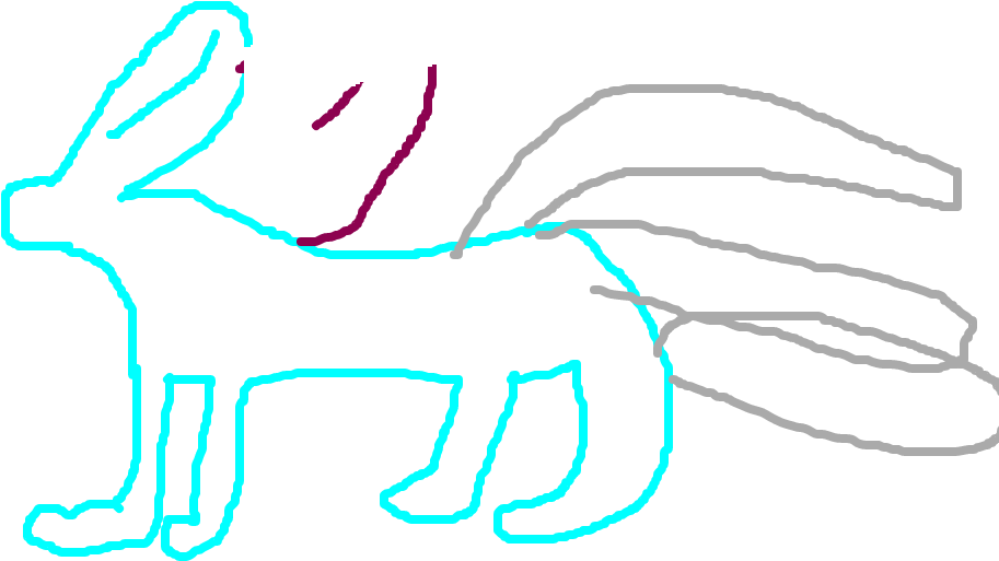 Suicune - Line Art (1020x608), Png Download