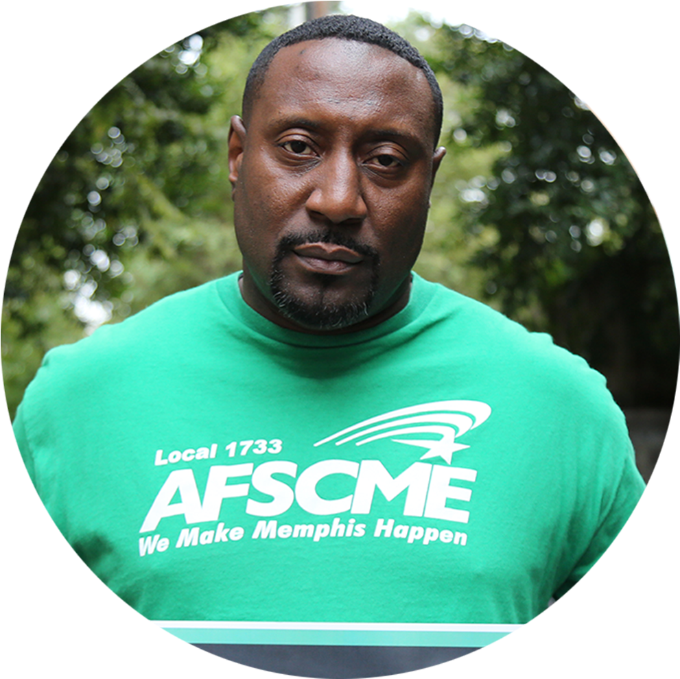 In 1968, Cleophus Smith Was In The Mason Temple When - Afscme (1000x1000), Png Download