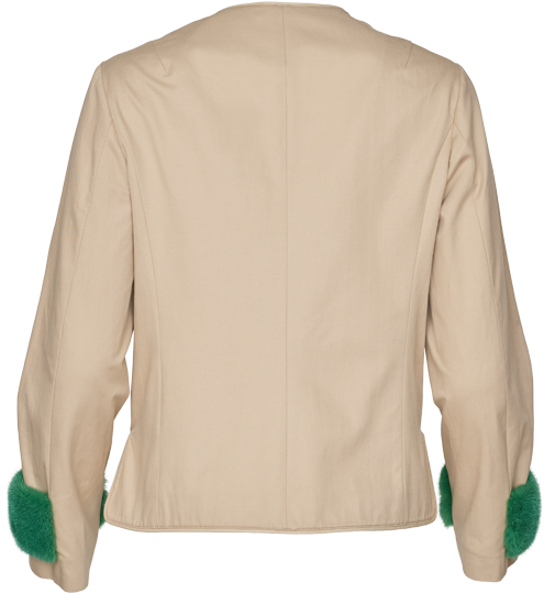 Coby Jacket Safari / Jelly Bean - Leather Jacket (800x800), Png Download