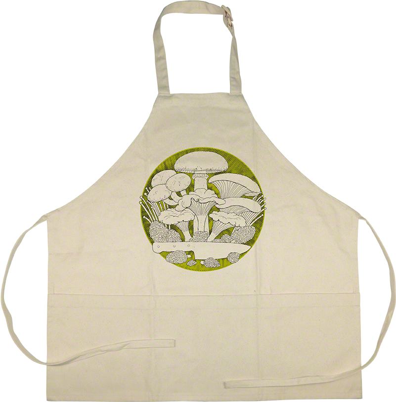 Mushroom Chef's Apron - Gunny Sack (1000x1000), Png Download