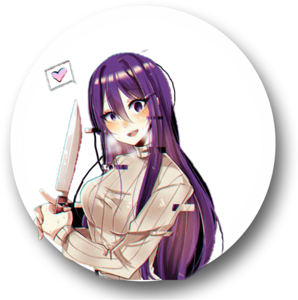 Yuri Sticker - Cartoon (1024x1031), Png Download