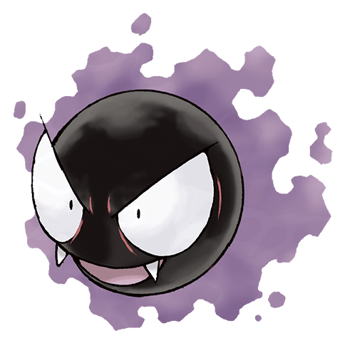 092 - Gastly Pokemon (630x630), Png Download