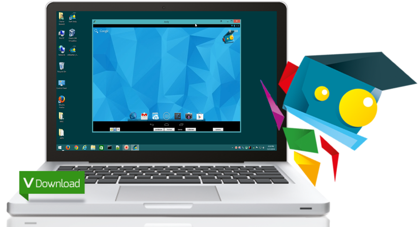 Andy Emulator (992x452), Png Download