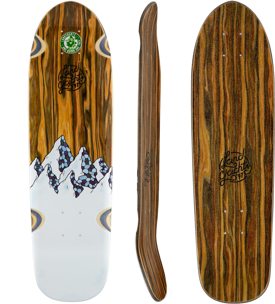 2018 Landyachtz Dinghy Summit Longboard Skateboard - Skateboard Deck (1000x1000), Png Download