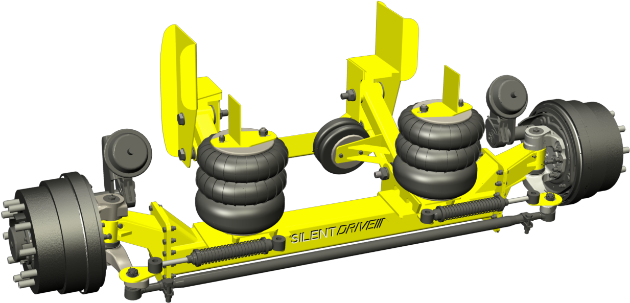 Tag Or Pusher Axle Suspension - Radio-controlled Car (1280x1024), Png Download