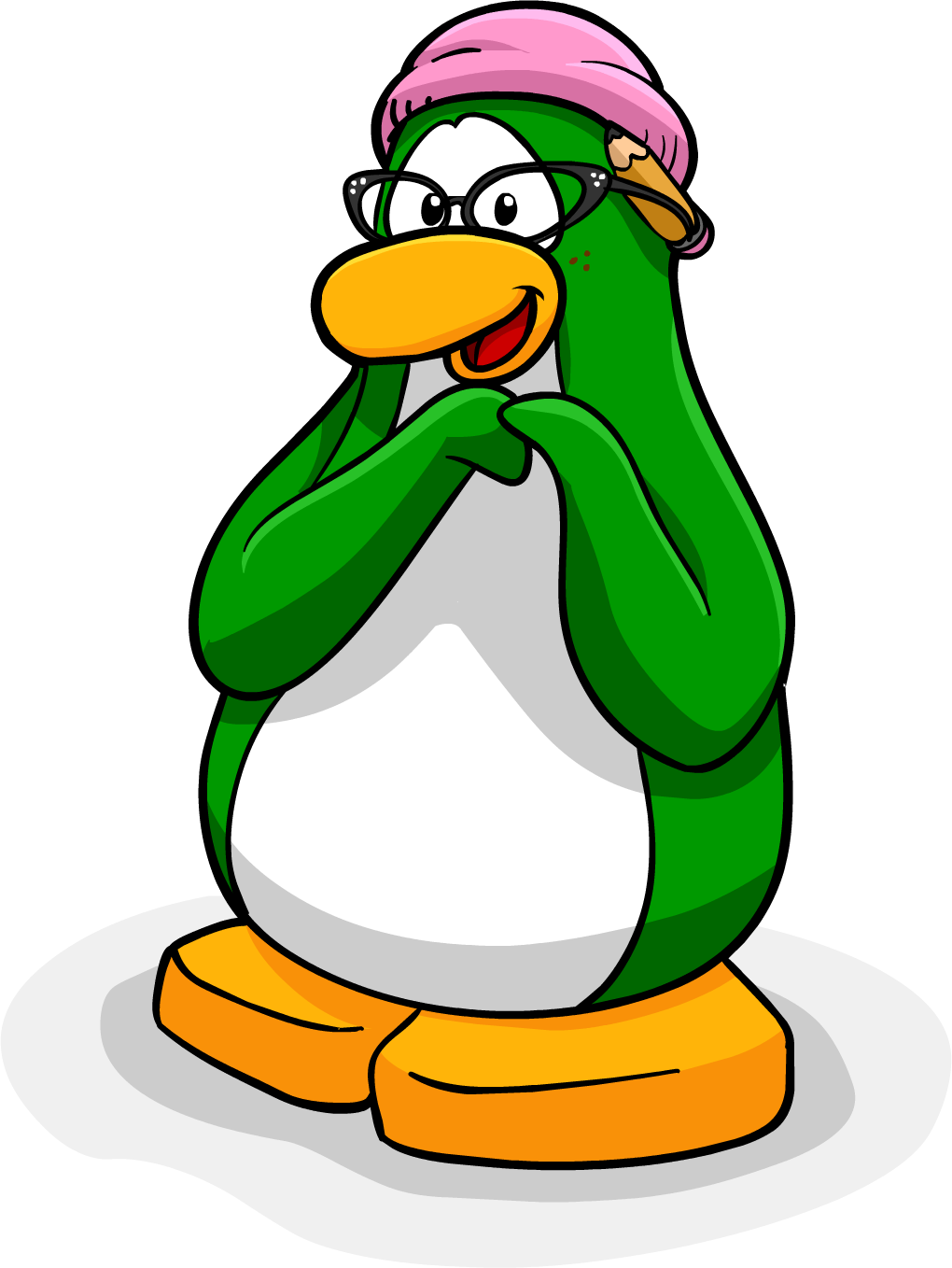 Aunt Arctic Pose - Aunt Arctic Club Penguin (1020x1358), Png Download