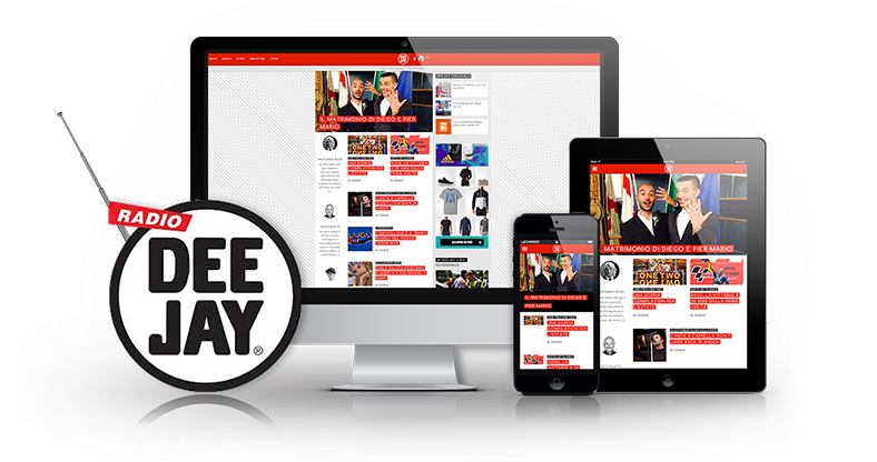 Radio Deejay (1000x415), Png Download