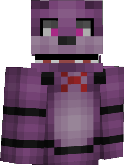 Bonnie - Minecraft Five Nights At Freddy's Bonnie (638x709), Png Download