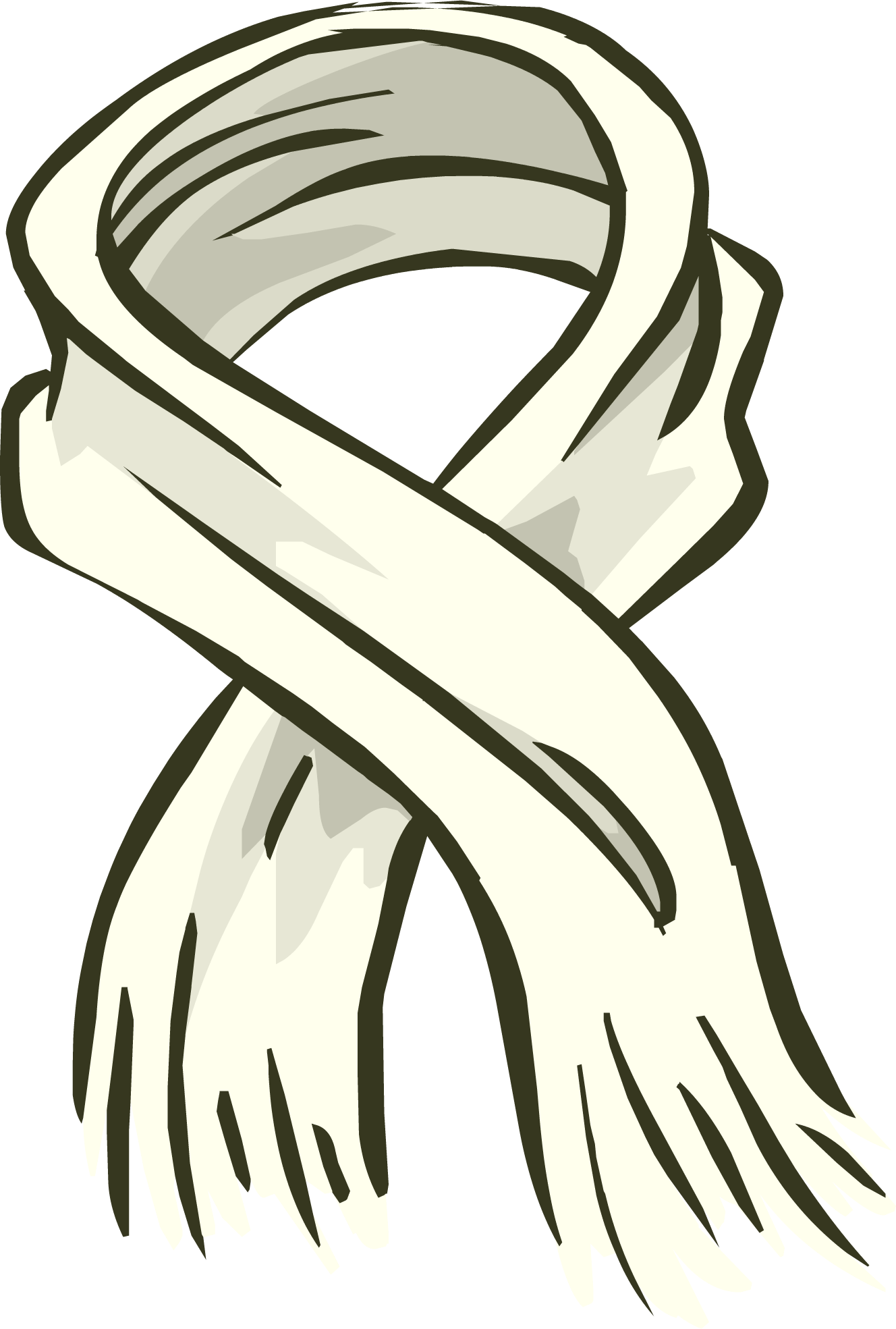 White Scarf Png (1328x1969), Png Download
