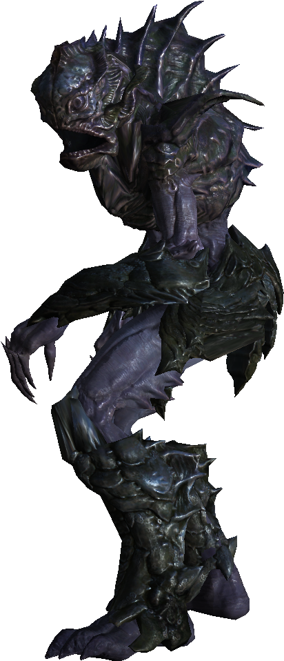 Skyrim Dragonborn Dlc Lurker (444x987), Png Download