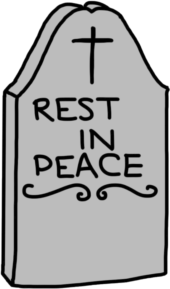Simple Gravestone Art - Sign (1024x1024), Png Download