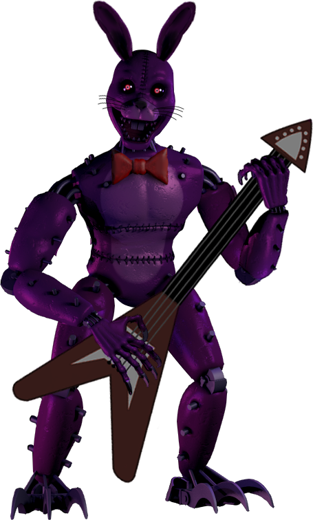 Bonnie Fnaf Png - Five Nights At Candy's 3 Cat (455x756), Png Download