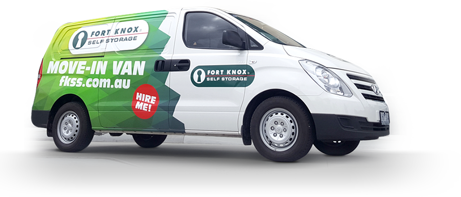 Fort Knox Self Storage Move-in Van (912x391), Png Download