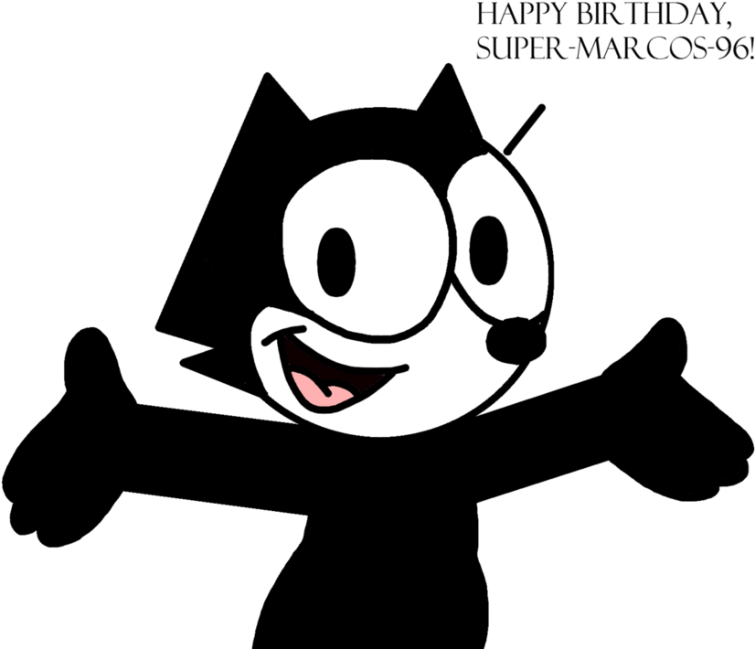 Felix Wishes To Me By Marcospower On - Felix The Cat (894x894), Png Download