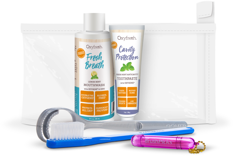 Tsa Friendly Travel Size Dental Kit Guaranteed All-day - Cosmetics (1024x1024), Png Download