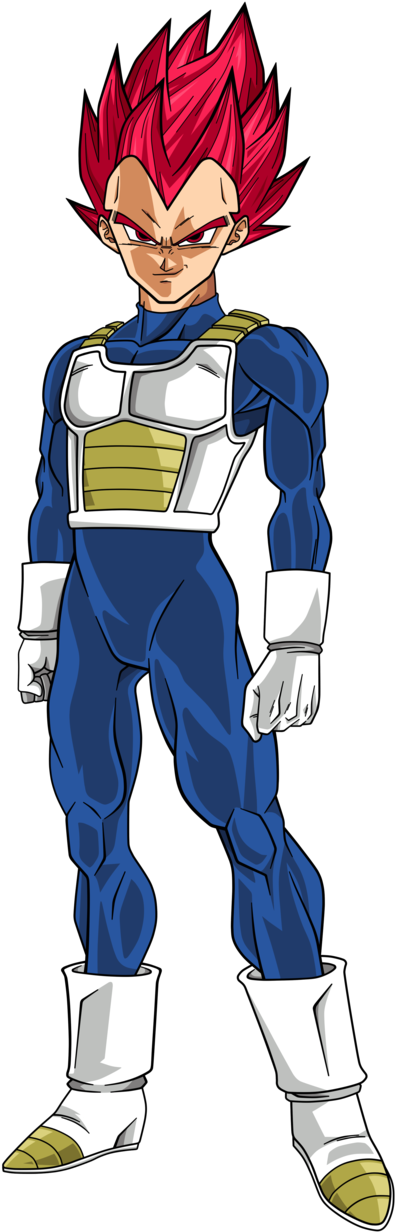 Vegeta Ssj Dios Png (624x1278), Png Download