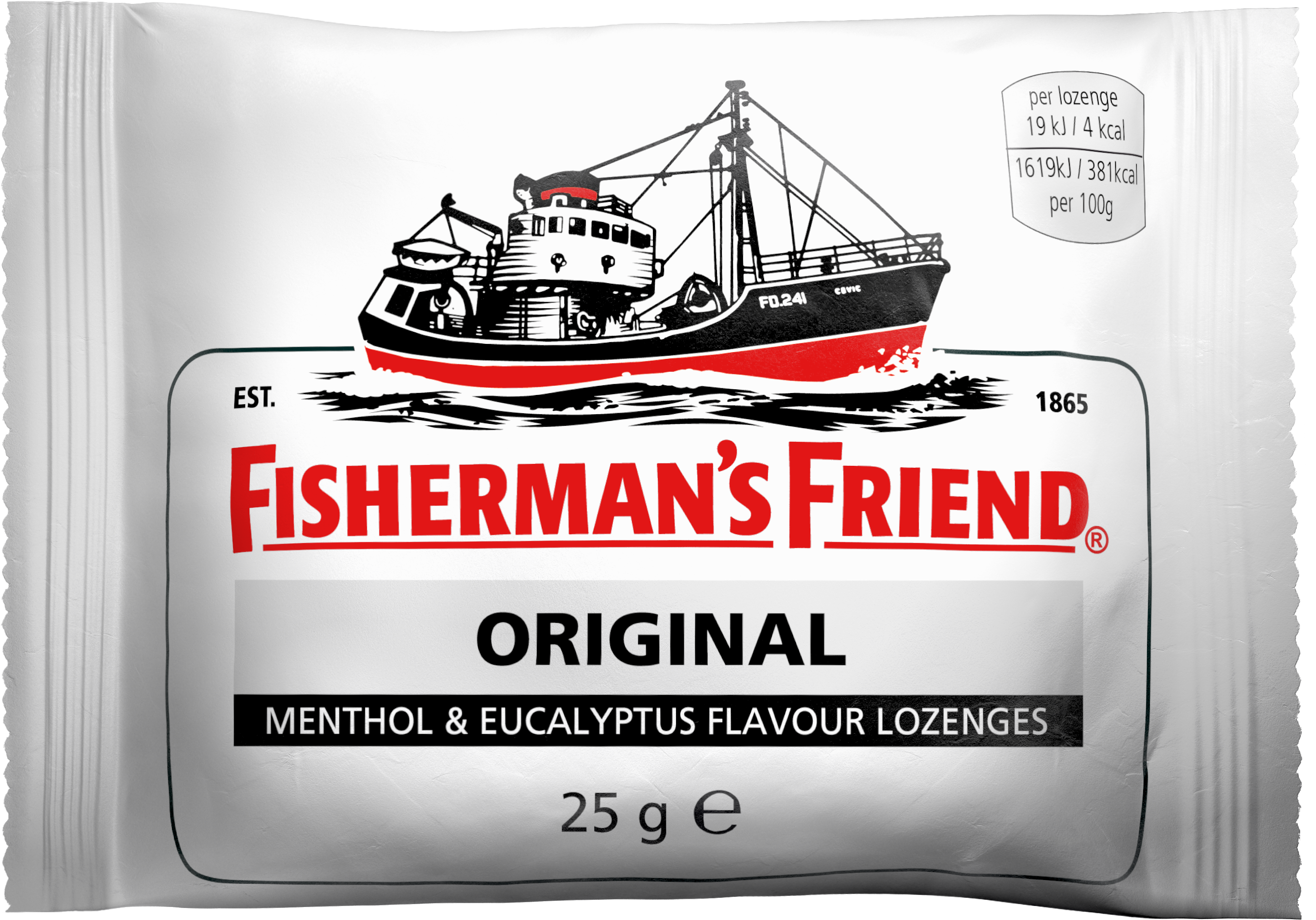Pack25g Default Original - Fisherman's Friend Original Png (3000x2400), Png Download