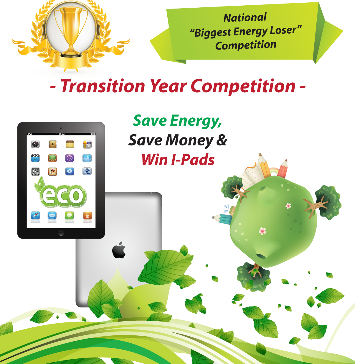 Dcs Group Launches National “biggest Energy Loser” - Mis Xv Años Logo Vector Green (1205x1234), Png Download