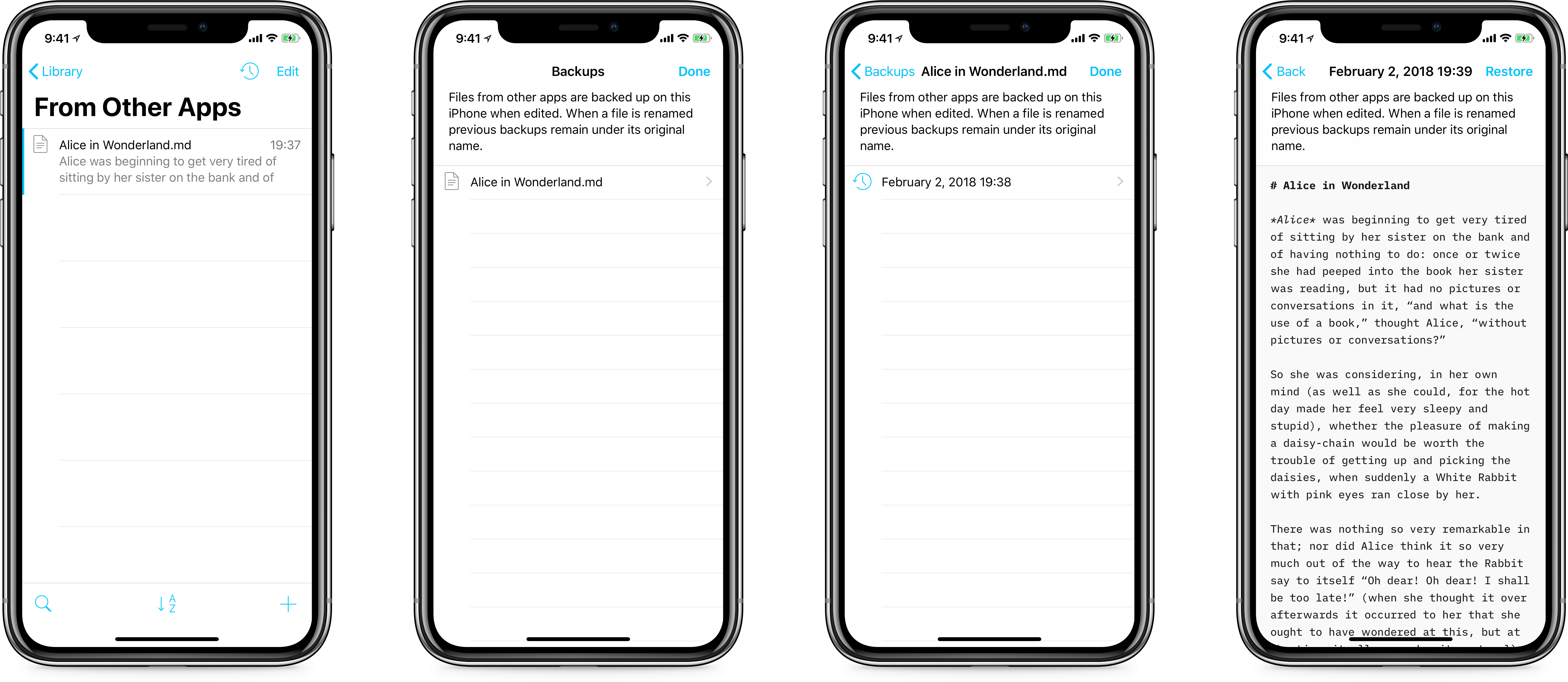 Ia Writer 5 For Iphone - Iphone (6600x3129), Png Download