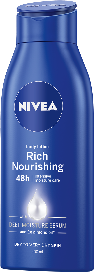 Nivea Rich Nourishing Body Lotion (1010x1180), Png Download