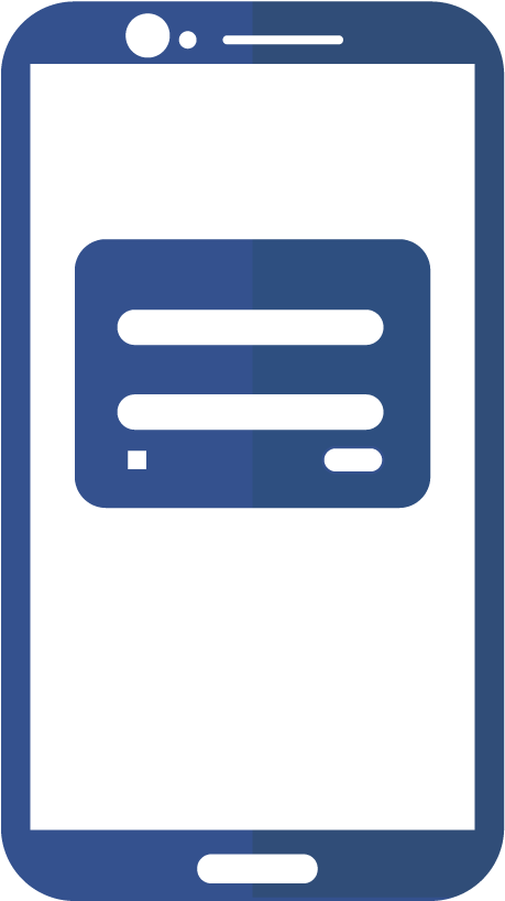 Apple Pay Instructions - Smartphone (833x833), Png Download