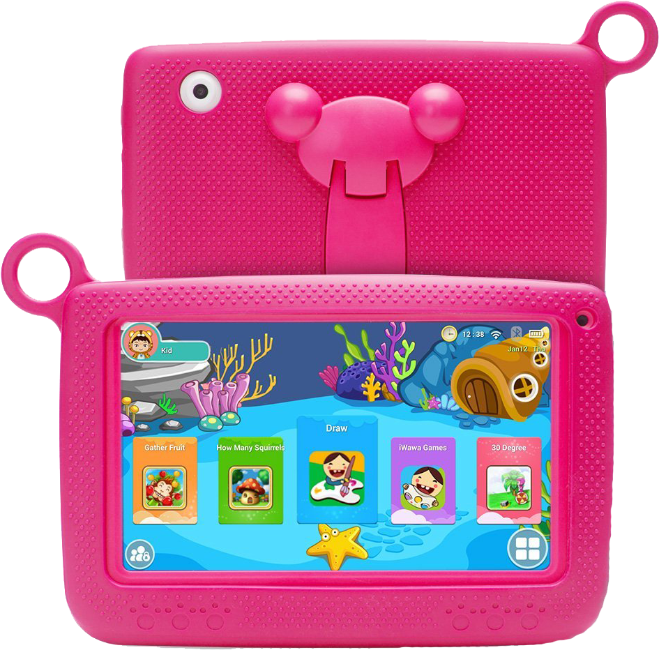 Zino 7″ Tablet For Kids With Wi Fi Android Kit Kat - Tablet Kids (1000x1000), Png Download