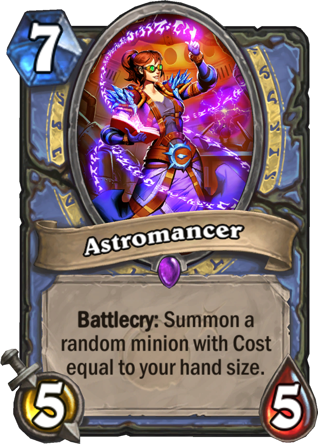 Enus Astromancer - Astromancer Hearthstone (2000x2000), Png Download
