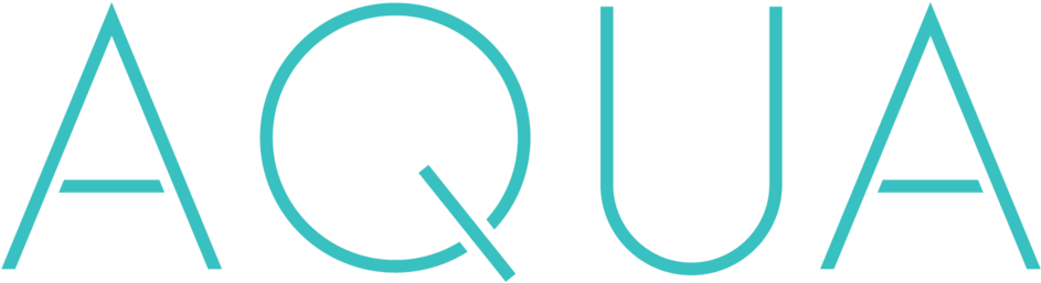 New Aqua Logo-01 - Circle (1000x344), Png Download