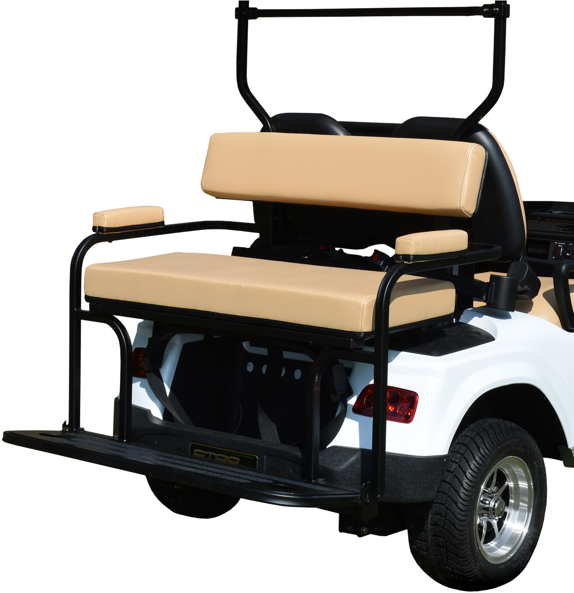Star Cart 2 In 1 Combo Golf Cart Rear Seat Kit And - Golf Cart (1200x1200), Png Download
