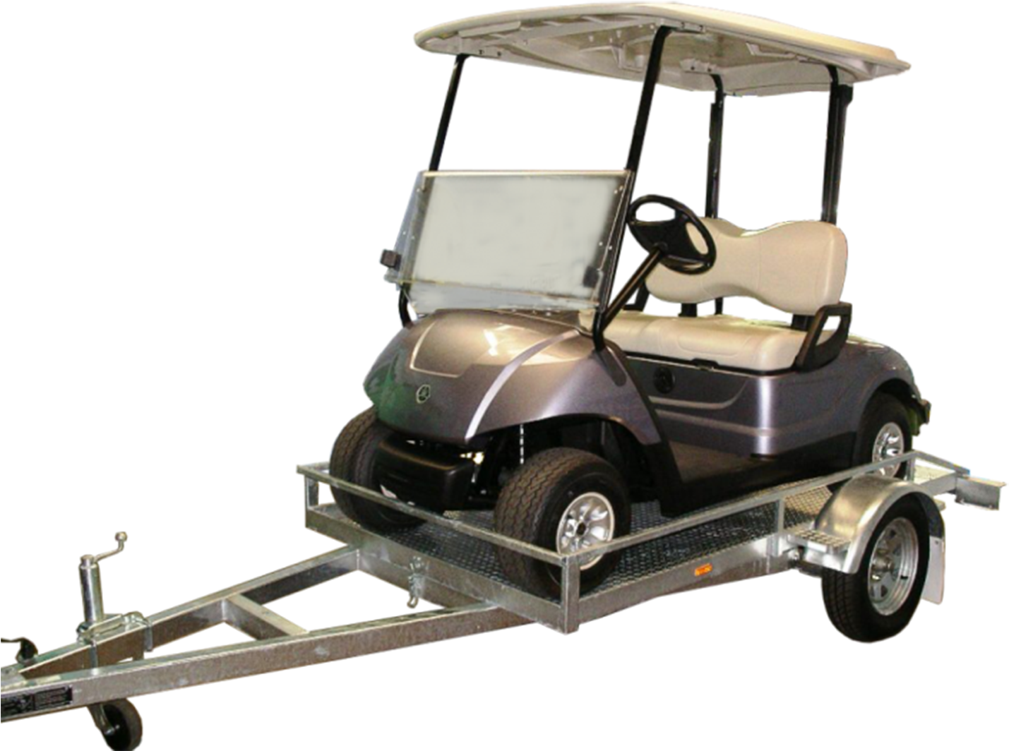 Atv & Golf Buggy - Golf Cart Trailers (1500x1125), Png Download