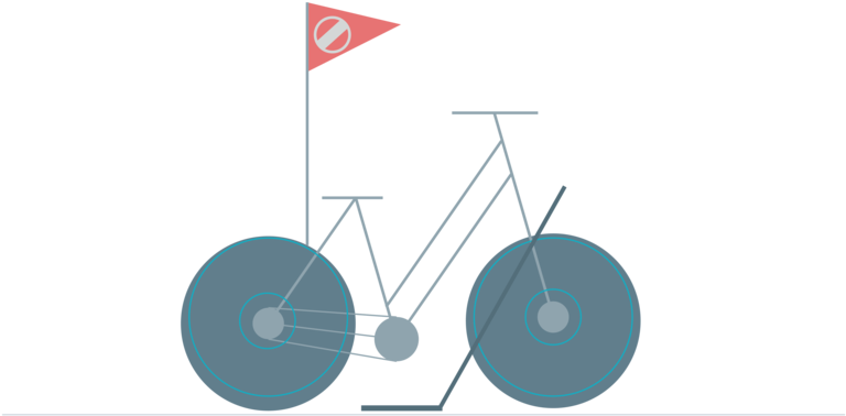 Imagine Seeing A Bunch Of Flagged Abandoned Bikes In - Circle (1000x773), Png Download